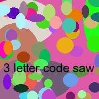 3 letter code saw